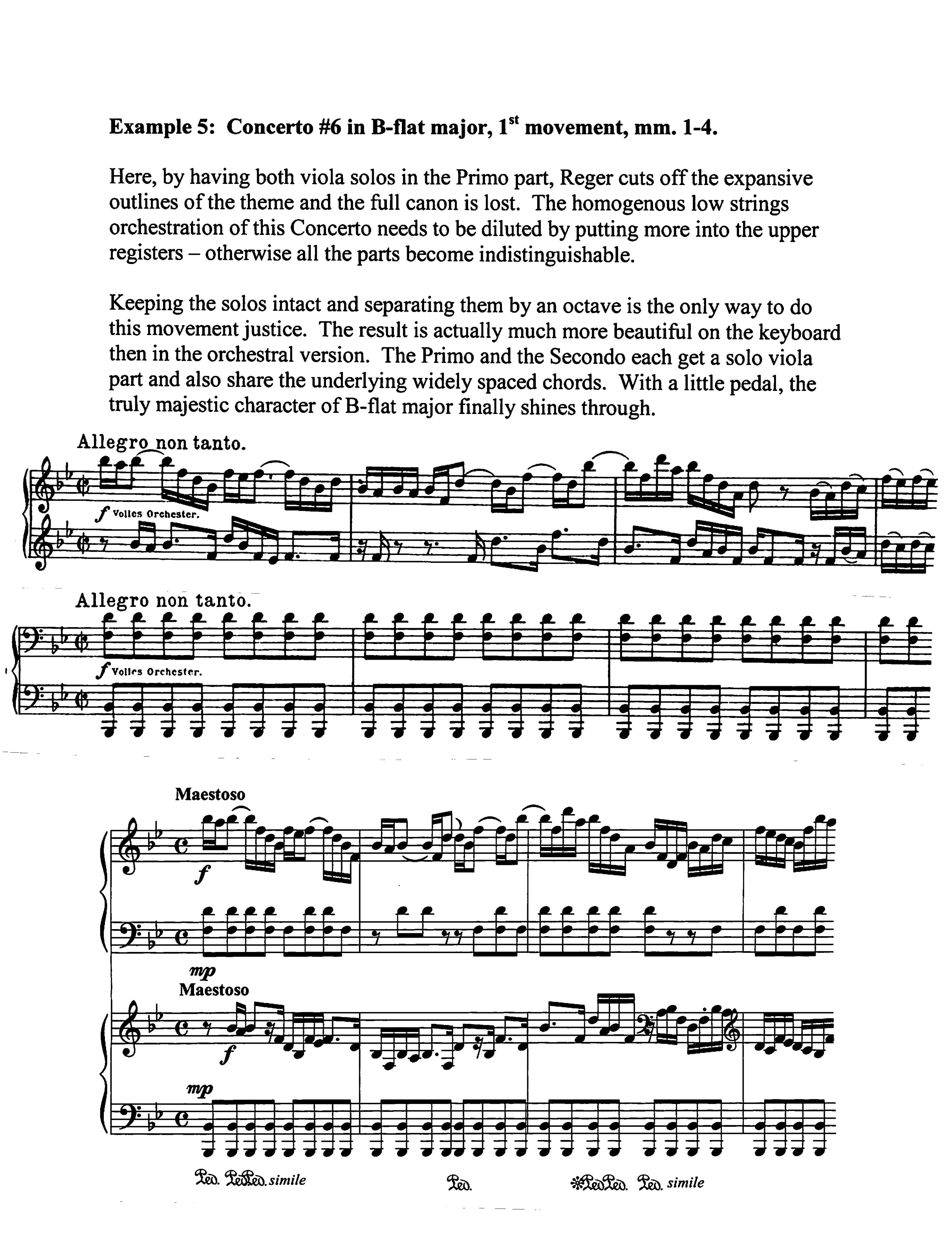 Concert #6 in B-flat major, 1st movement, mm. 1-4