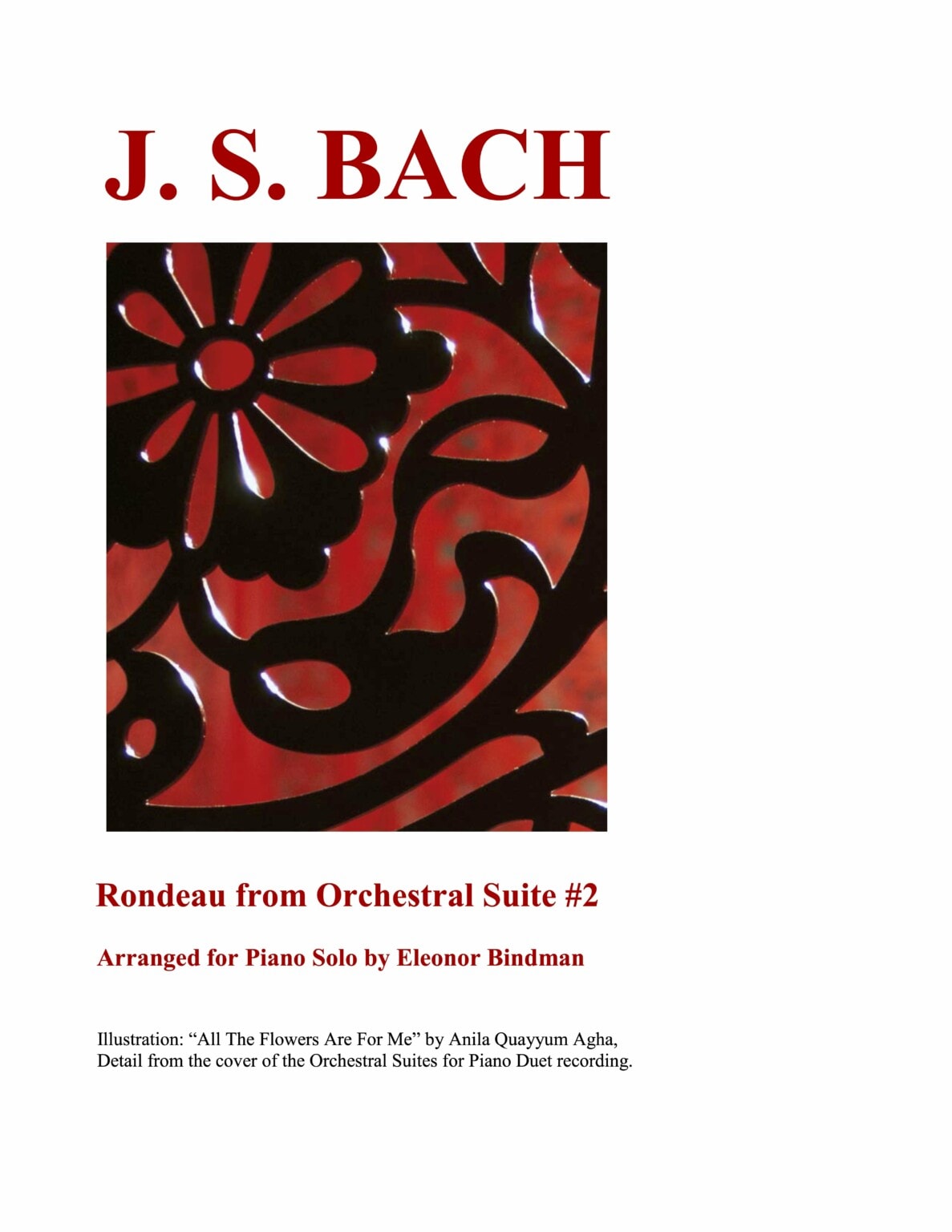 J.S. Bach Rondeau from Orchestral Suite 2 in B minor Eleonor Bindman