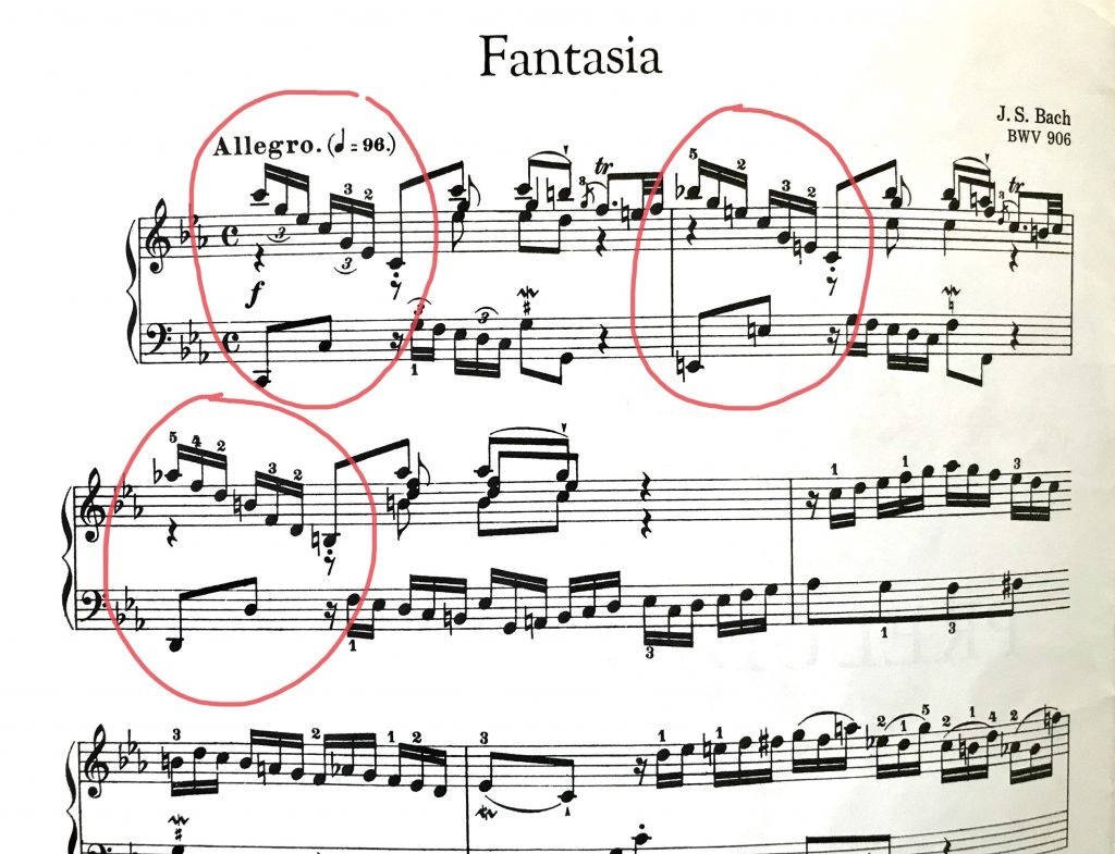 Bach: Fantasie Example